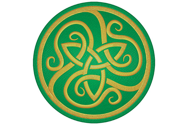 Celtic Circle Machine embroidery