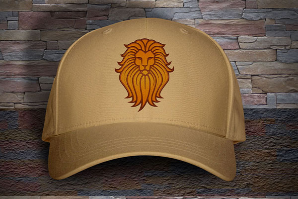 Lion Machine embroidery