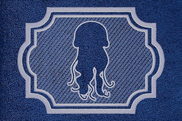 Jelly Fish embossed embroidery design