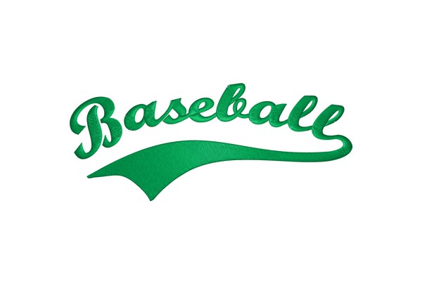 Baseball Logo Machine embroidery