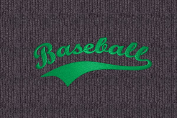 Baseball Logo Machine embroidery