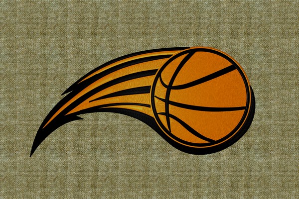 Basketball Ball Machine embroidery