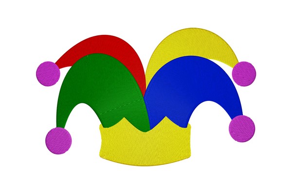 Joker Hat Machine embroidery