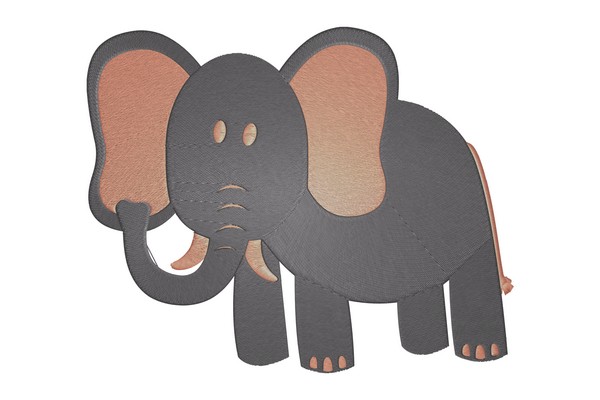 Elephant Machine embroidery