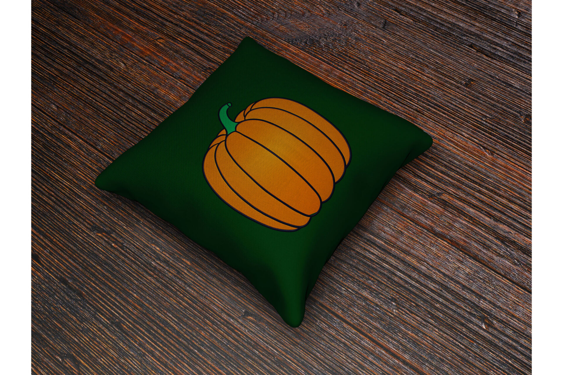 Pumpkin Machine embroidery
