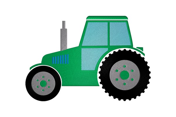 Tractor Machine embroidery