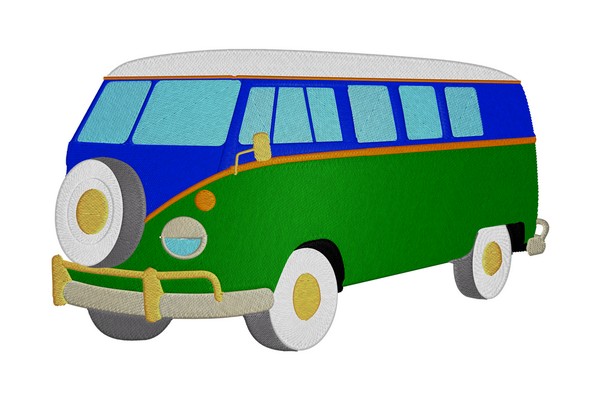 Hippie's Van Machine embroidery