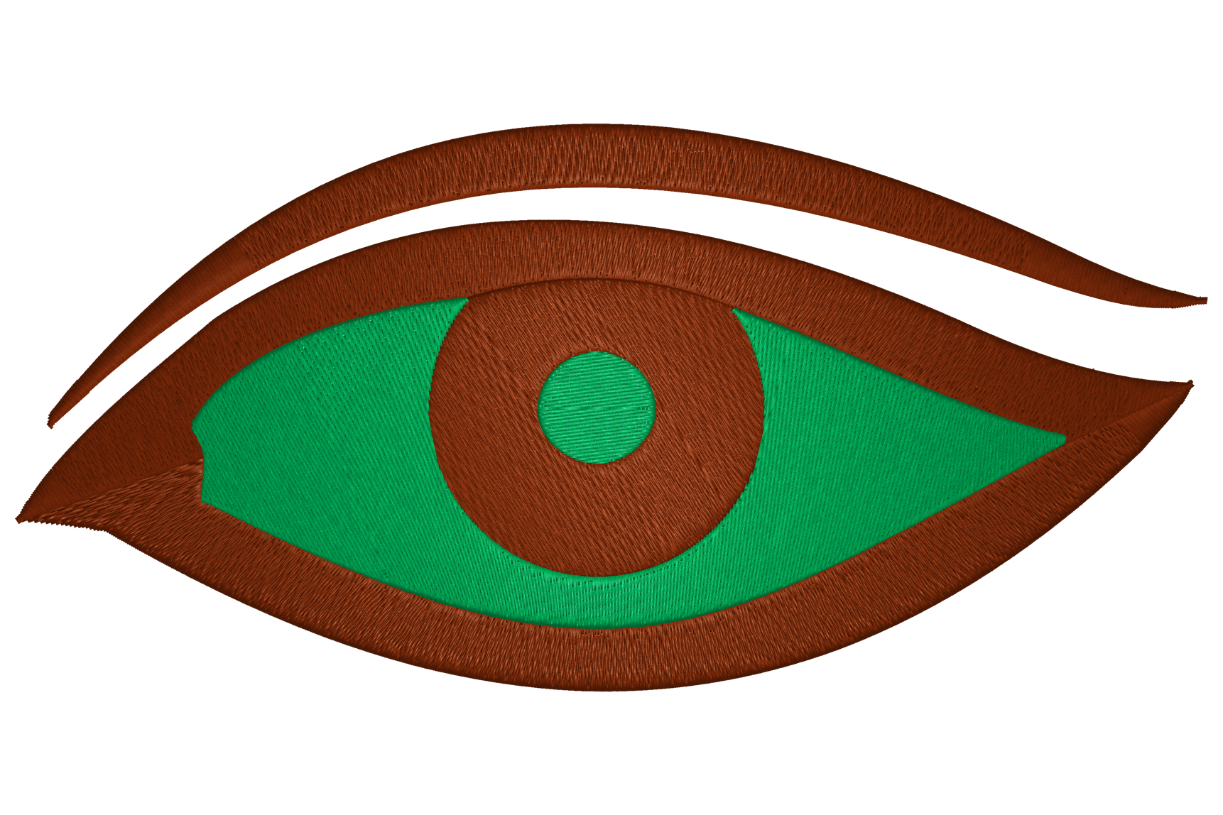 Egyptian Eye-Machine embroidery