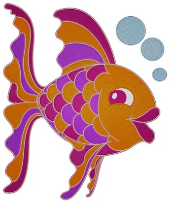 fish Machine embroidery