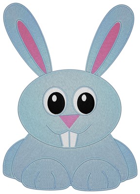 Cute Bunny Machine embroidery