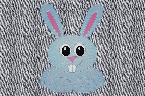Cute Bunny Machine embroidery