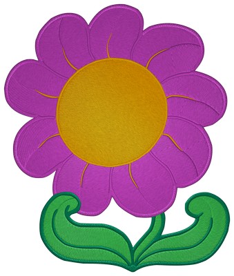 Flower Machine embroidery