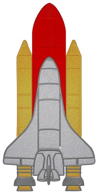 Spaceship Machine embroidery