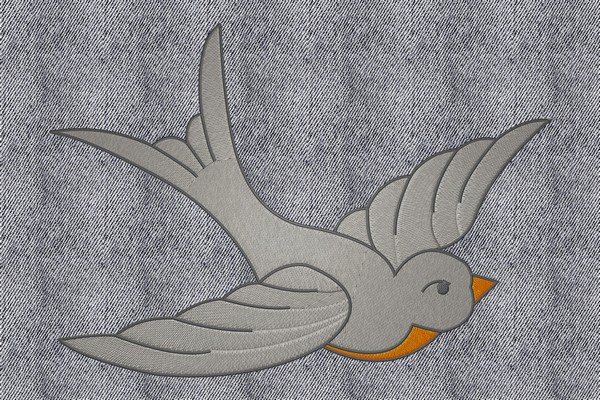 Pigeon Machine embroidery