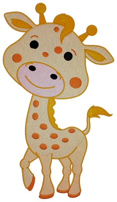 Cute Giraffe embroidery