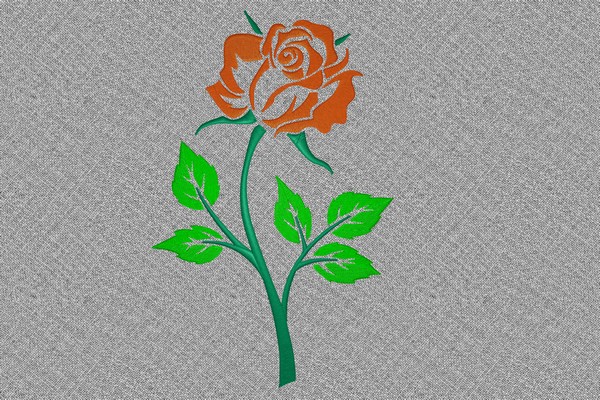 Cute Rose embroidery