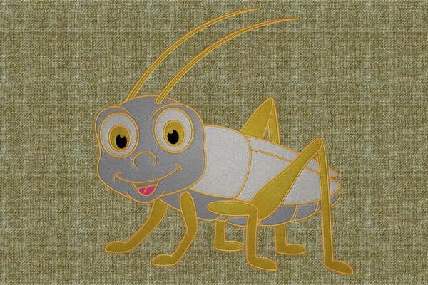 Cricket embroidery