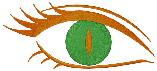 Big Eye . Machine embroidery file