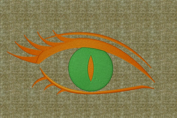 Big Eye . Machine embroidery file