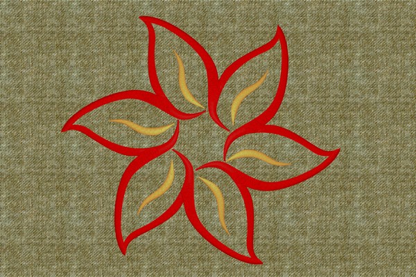 Flower . Machine embroidery file