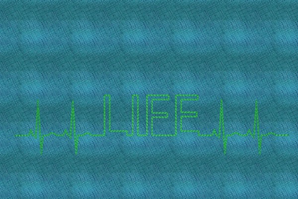 Line of Life . Machine embroidery file