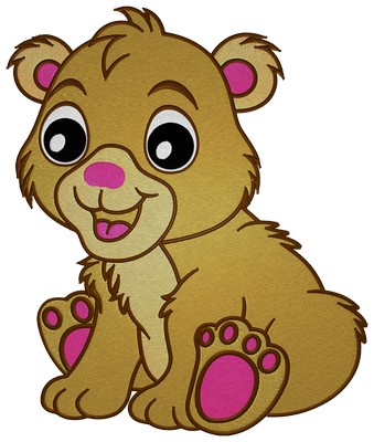 Baby Lion . Machine embroidery file