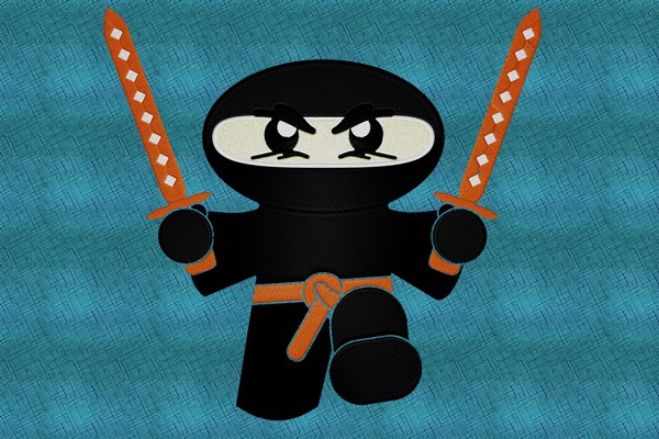 Baby Ninja . Machine embroidery file