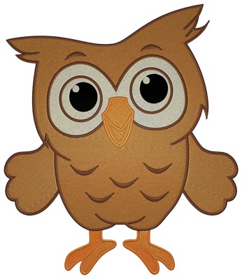Owl . Machine embroidery file
