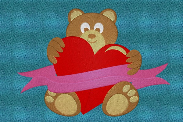 Teddy Bear . Machine embroidery file