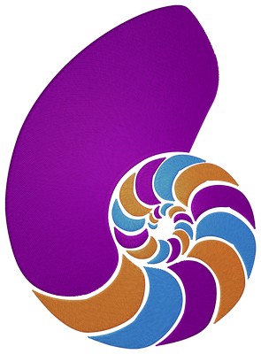 Multicolor Shell . Machine embroidery file