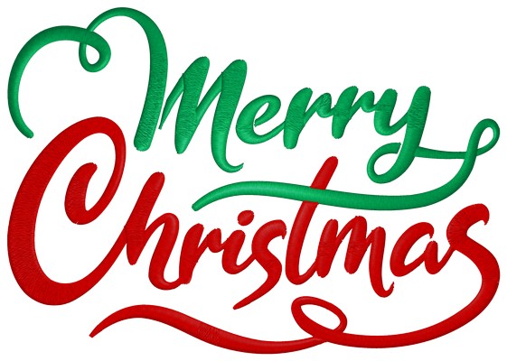 Merry Christmas Wish . Machine embroidery file