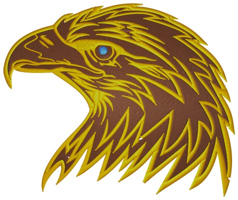 Eagle Head . Machine embroidery file