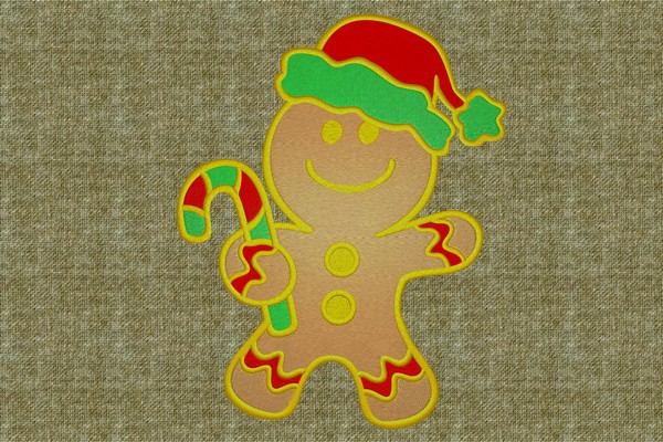 Christmas Cookie . Machine embroidery file