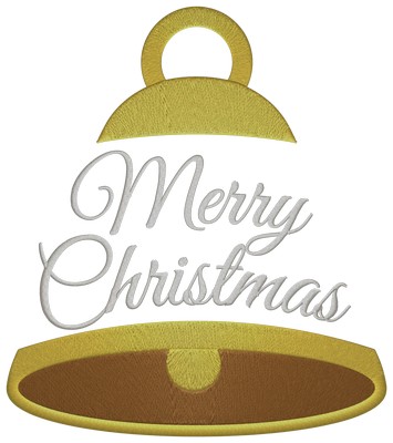 Merry Christmas . Machine embroidery file