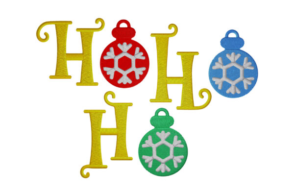Santa's Ho Ho . Machine embroidery file