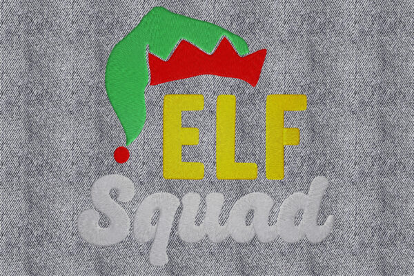 Elf Squad . Machine embroidery file