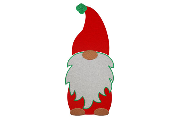 Christmas Gnome . Machine embroidery file