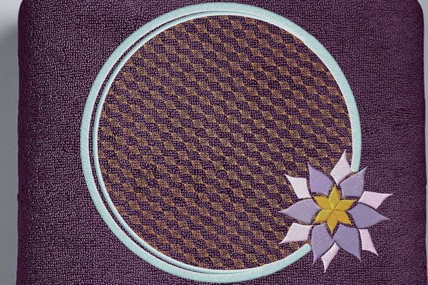 Flower Monogram Frame