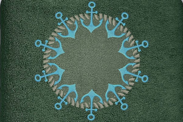 Embroidery Monogram Frame
